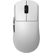 OP1w 4K 小型フォルム ワイヤレスゲーミングマウス 有線/無線両対応 4Kポーリングレート 8000万回耐久Kailh GXスイッチ採用 ホワイト EGG-OP1W4K-WHT