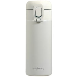 水筒 マグボトル シームレス ふたとパッキン一体型 ワンタッチ 350ml オフホワイト HC-837