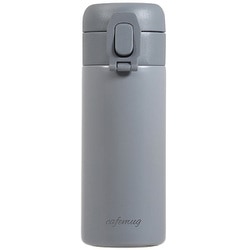 水筒 マグボトル シームレス ふたとパッキン一体型 ワンタッチ 350ml ダークグレー HC-838
