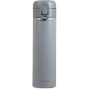 水筒 マグボトル シームレス ふたとパッキン一体型 ワンタッチ 500ml ダークグレー HC-840