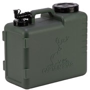 UE-2047 [ポリタンク ウォータータンク ウォータージャグ 10L 蛇口付 取っ手付 日本製 ボルディ オリーブ]