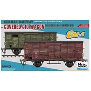 35A01-MW 1/35 ドイツ有蓋貨車 G10 - 金属車輪版 [組立式プラスチックモデル]