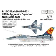 FABD72049 デカール 1/72 F-16C ブロック30 85-0501 米空軍 第706アグレッサー飛行隊 ネリス空軍基地 2023年 エッチング＆3Dプリントパーツ付 [プラモデル用品]