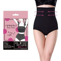 くびれぴたこ 着圧補整ショーツ 簡単履くだけくびれ 補正パンツ M-Lサイズ 黒 CHS-MTC_ML/BK