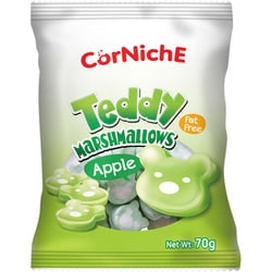 0107-00006 [コーンニッシュ テディマシュマロ アップルフレーバー 70g]