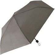 折りたたみ傘 晴雨兼用 手開き式 55cm 6本骨 UV加工 グレー UV-01H