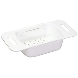 キッチンスマイル 食器 水切りかご バスケット 伸縮式 HC-624
