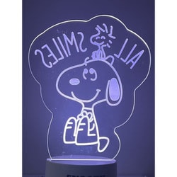 Snoopy スヌーピー LEDアクリル3Dライト KSNP-LAR-001