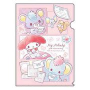 【限定】クリアファイルA4 マイメロディ&クロミ&リトルツインスターズ マイメロディ S2173727