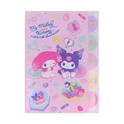 【限定】ダイカットクリアファイル5P マイメロディ&クロミ&リトルツインスターズ マイメロディ&クロミ S2173751