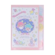 【限定】ダイカットクリアファイル5P マイメロディ&クロミ&リトルツインスターズ リトルツインスターズ 夜空 S2173778