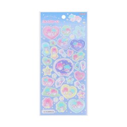 【限定】ぷっくりシール マイメロディ＆クロミ＆リトルツインスターズ リトルツインスターズ 夜空 S8812764