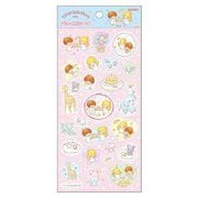 【限定】ぷっくりシール マイメロディ&クロミ&リトルツインスターズ リトルツインスターズ レトロ S8812772