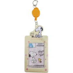 KSNP-CCS-001 [Snoopy スヌーピー リード付きカードケース キーホルダー パスケース]