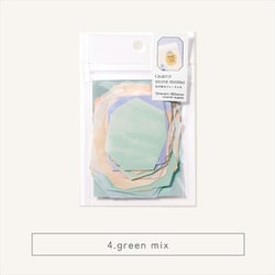 Quarry stone memo green mix_me クオリーストーンメモ グリーンミックス GQM-04
