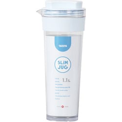 SlimJug スリムジャグ|| 1.1L ライトブルー 横置き可能 冷水筒