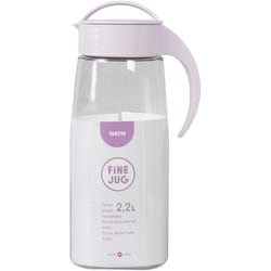 FineJug ファインジャグ 2.2L ソフトパープル 横置き可能 冷水筒