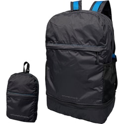 XP01 青 [xpandPack エックスパンドパック 折り畳みリュック 19L/拡張時23L 青]