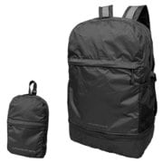 XP01 グレー [xpandPack エックスパンドパック 折り畳みリュック 19L/拡張時23L グレー]