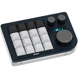 片手デバイス/左手デバイス/有線接続/キー×16+ノブ×3/ガスケットマウント搭載/メカニカル（リニア）/ネイビー KB16NAVY