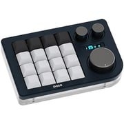 片手デバイス/左手デバイス/有線接続/キー×16+ノブ×3/ガスケットマウント搭載/メカニカル(リニア)/ネイビー KB16NAVY