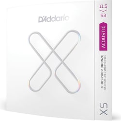 ダダリオ アコースティックギター弦 XS コーティング弦 フォスファーブロンズ Custom Light＋ .0115-.053 XSAPB11553 XSAPB11553