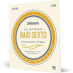 ダダリオ バホセクスト弦 ステンレススチール EJS86 EJS86