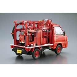 レベル　完成品　消防車1/24 1/24 スバル TT2 サンバー 消防車 '11 - AOSHIMA SCALE MODEL LINEUP