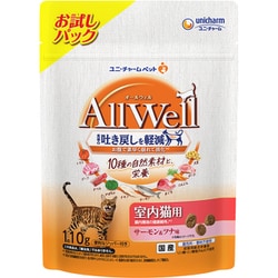 AllWell 10種の自然素材 室内猫用 サーモン＆ツナ味 110g [キャットフード]