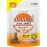 AllWell 10種の自然素材 避妊去勢した猫の体重ケア 筋肉の健康維持用 サーモン＆ツナ味 110g [キャットフード]