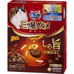 銀のスプーン 三ツ星グルメ しみ旨 お魚仕立て 3種の素材入り お魚レシピ 160g [キャットフード]