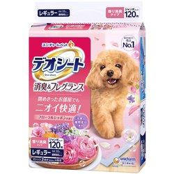 デオシート 消臭＆フレグランスフローラルシャボンの香り レギュラー 120枚 [ペットシート]
