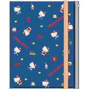【限定】ゴムバンド付クリアファイル5P+ファスナーポケット New Life Collection ハローキティ S2173913