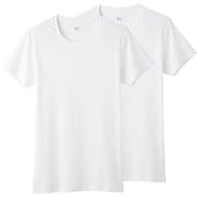 YG インナーシャツ クルーネックTシャツ 綿100% 2枚組 メンズホワイト L YV21132Y