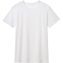 アセドロン インナートップス クルーネックTシャツ ソフトストレッチタイプ ベア天竺素材 メンズ ホワイト L MCA613PY