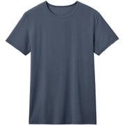 アセドロン インナートップス クルーネックTシャツ ソフトストレッチタイプ ベア天竺素材 メンズ ネービーブルー L MCA613PY