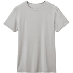 アセドロン インナートップス クルーネックTシャツ ソフトストレッチタイプ ベア天竺素材 メンズ グレー L MCA613PY