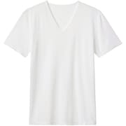 アセドロン インナートップス VネックTシャツ ソフトストレッチタイプ ベア天竺素材 メンズ ホワイト L MCA615PY