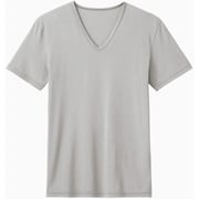 アセドロン インナートップス VネックTシャツ ソフトストレッチタイプ ベア天竺素材 メンズ グレー M MCA615PY
