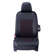 シートカバー 全席セット アクア クール ブラック×レッド 17ETB1062KA