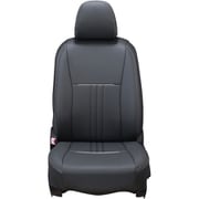 シートカバー 全席セット スペーシア/スペーシアカスタム/スペーシアカスタムZ/フレアワゴン/フレアワゴンカスタムスタイル アクセント ブラック×ホワイト 47ESA0649KW