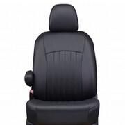 シートカバー 全席セット デイズルークス/EKスペース/EKスペースカスタム ライン ブラック×ブラックステッチ 43EMA7510KK