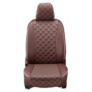 シートカバー 全席セット WR-V キルト ブラウン×アイボリーステッチ 15EHB2015N