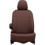 シートカバー 全席セット シエンタ ライン ブラウン×アイボリーステッチ 43ETC1684NV