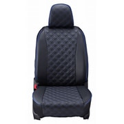シートカバー 全席セット ステップワゴン/ステップワゴンハイブリッド キルト ブラック×ブルーステッチ 15EHC2525E