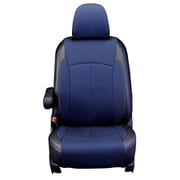シートカバー 全席セット ハイエースワゴン クロス ブラック×ブルー 12WTB1173KE