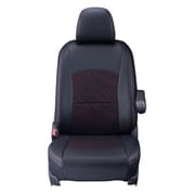 シートカバー 全席セット ハイエースワゴン クール ブラック×レッド 17ETB1173KA