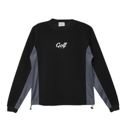 EG25SU03 GOLF L/S GAME SHIRT BLACK XL [ゴルフウェア]