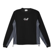 EG25SU03 GOLF L/S GAME SHIRT BLACK XL [ゴルフウェア]
