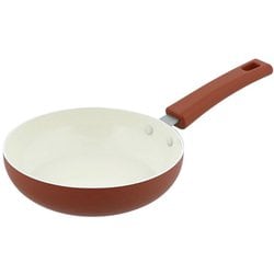 フライパン 16cm セラミック ガス火専用 マットレッド ミニパン ND-2791
